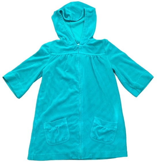 Ivy & Moon Swim Ivy Moon Girls Terry Cloth Hooded Swim Cover Up